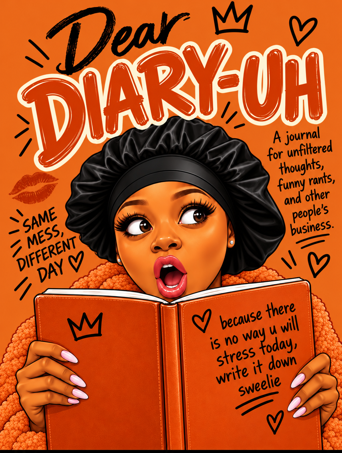 Burnt Orange Dear Diary-uh cover preview