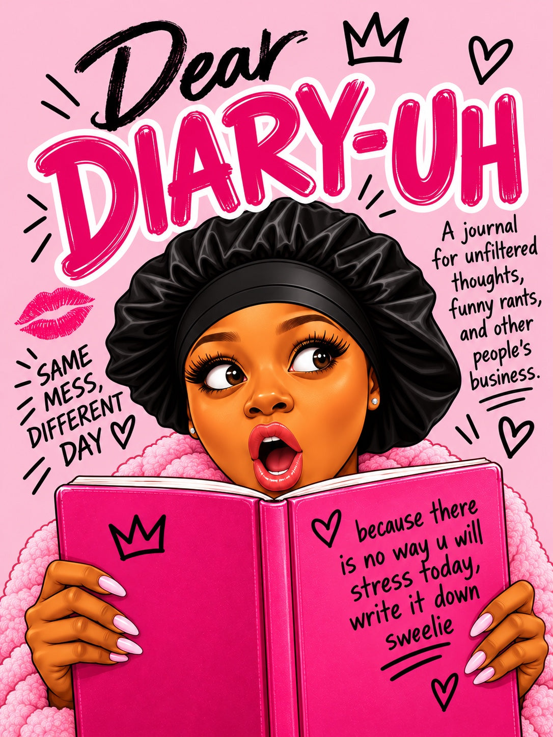 Pink journal front cover