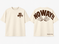 NO WAY!! Two-Finger Shirt — Beige & Brown