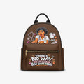 Nurse Liz No Bad Shift backpack – Brown, front